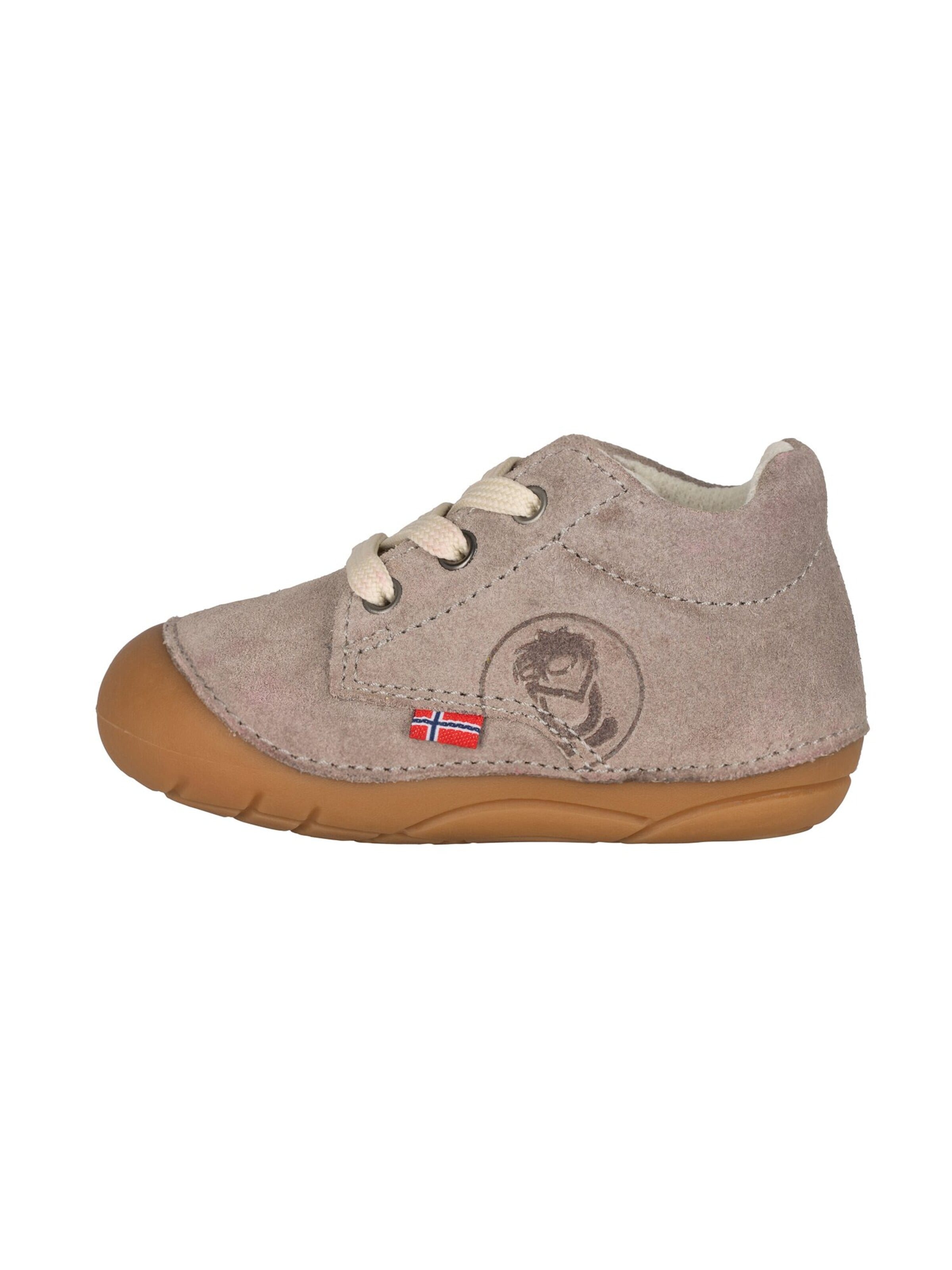 TROLLKIDS First-Step Shoes in Silver: front
