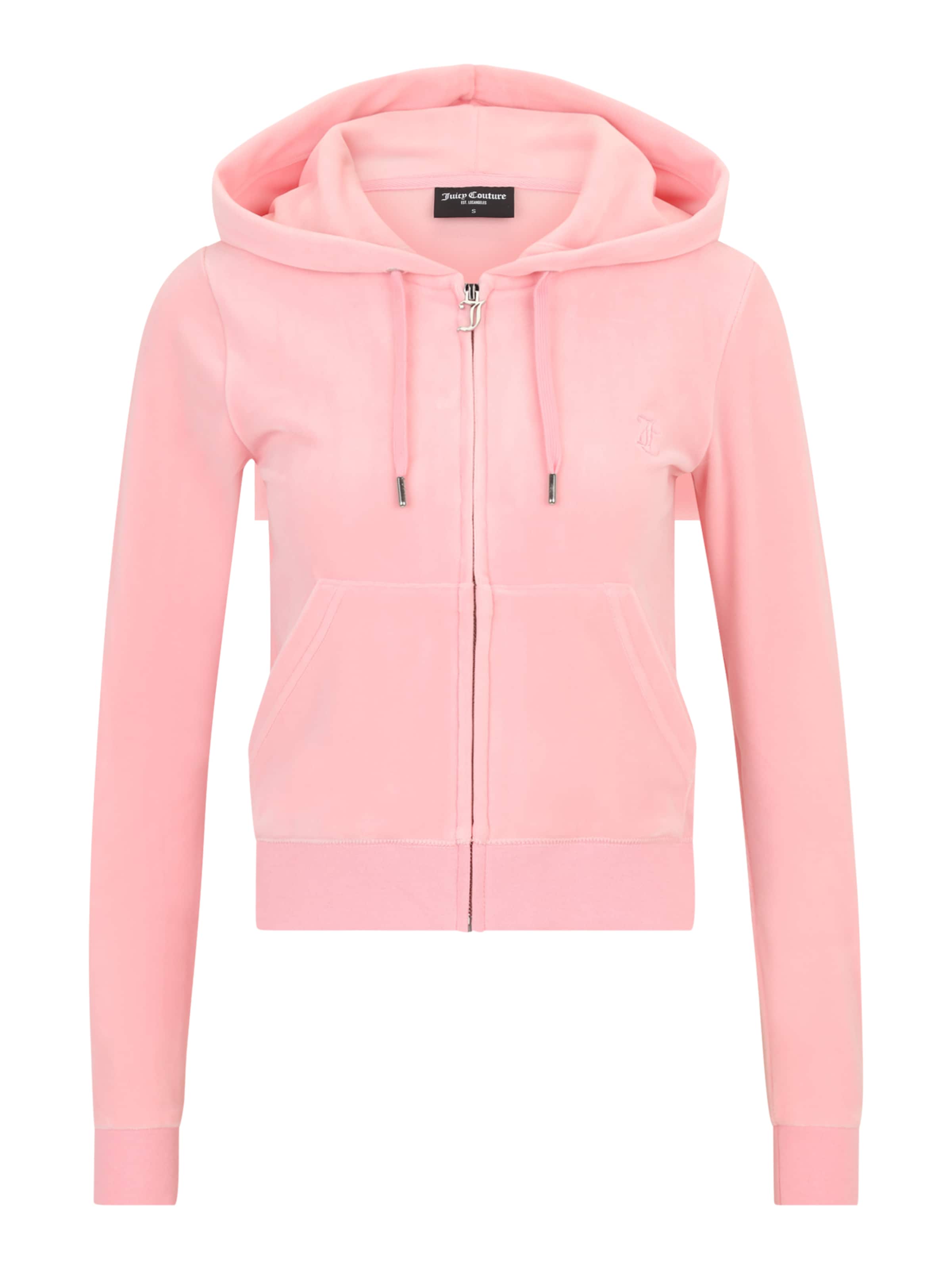 Juicy Couture Petite Sweatjacka 'ROBERTSON' i rosa: framsida