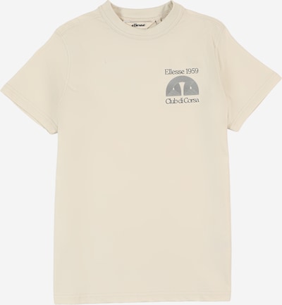 ELLESSE T-Shirt 'Porrus' en noir / blanc cassé, Vue avec produit