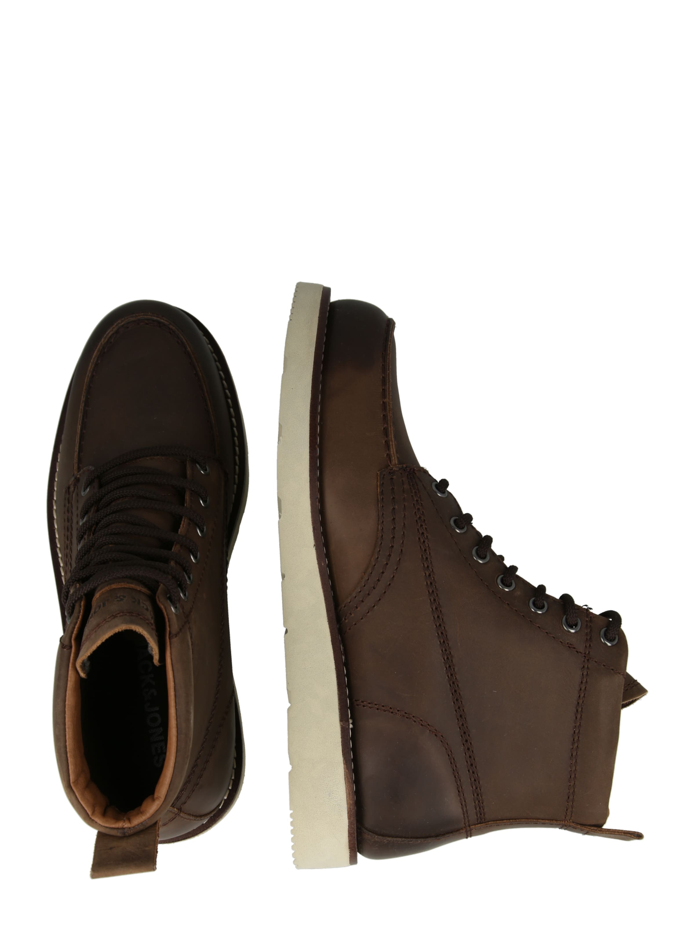 JACK & JONES Schnürboots in Braun