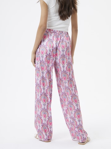 Wide Leg Pantalon 'Likeilove' AIKI KEYLOOK en rose