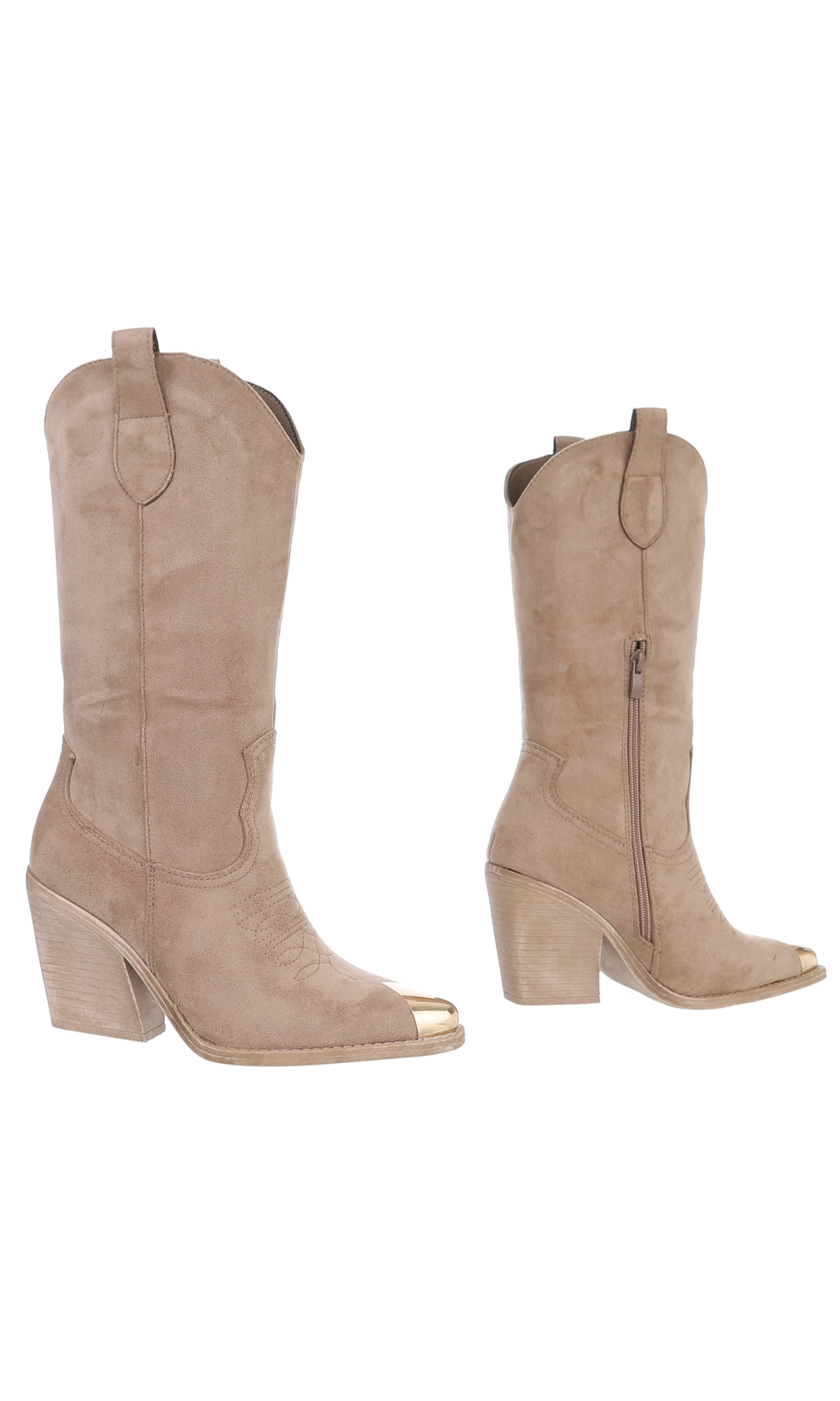 Ital-Design Cowboy Boots in Brown