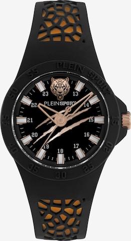 Plein Sport Analog watch ' THUNDERSTORM ' in Black: front