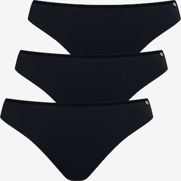 Lisca Slip 'Sophia' in Schwarz: Vorderseite