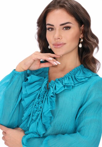 faina - Blusa en azul