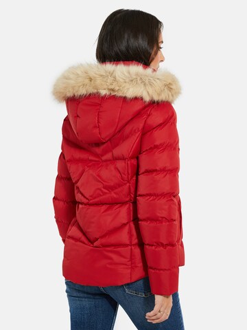 Veste d’hiver 'Hails' Threadbare en rouge