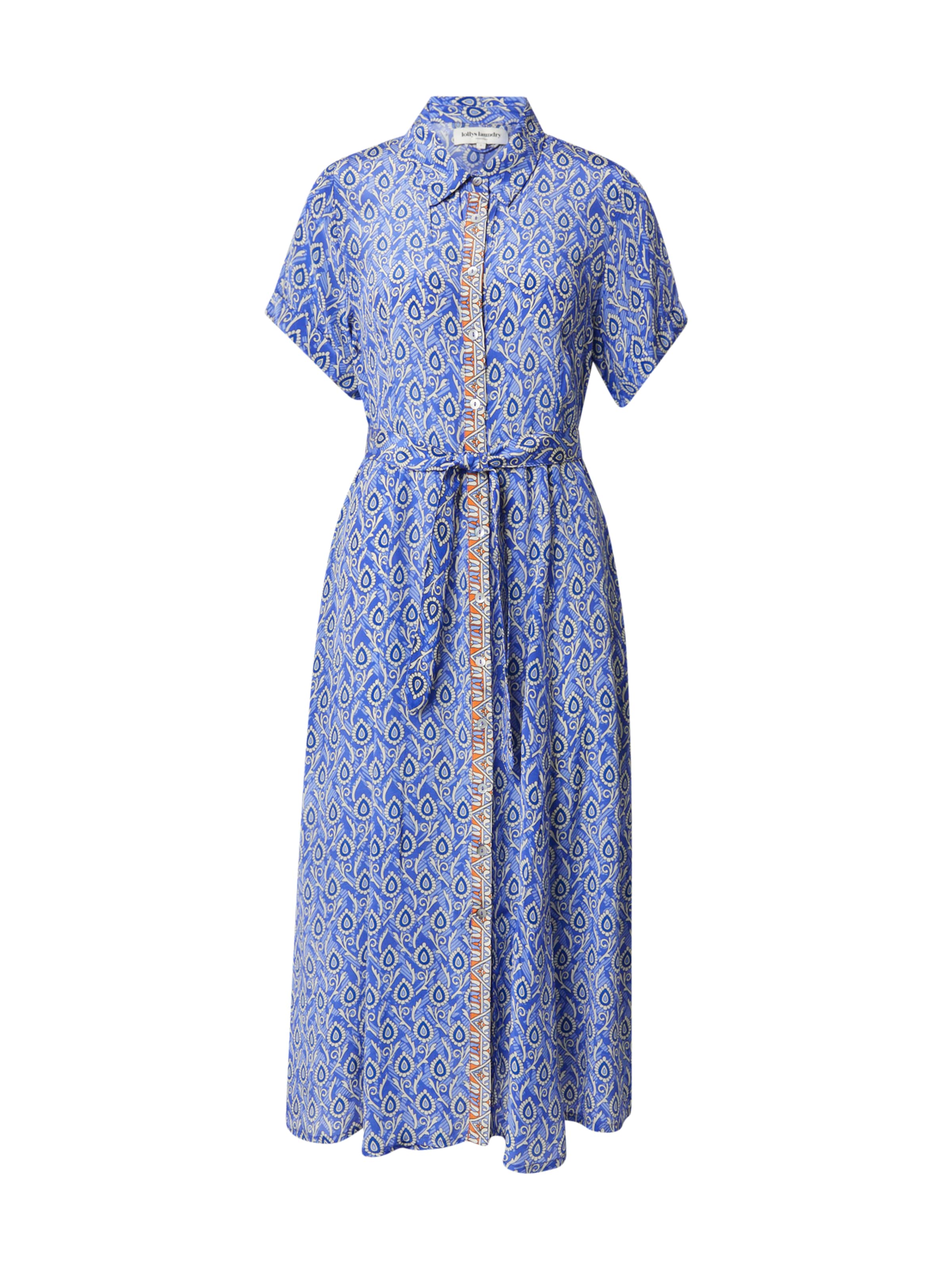 Lollys Laundry Košilové šaty 'Blake' – modrá: přední strana