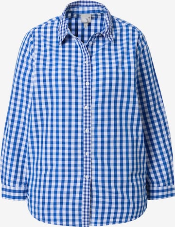 Ulla Popken Blouse in Blue: front