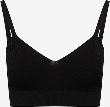 A LOT LESS Knitted Top 'Lola' in Black: front