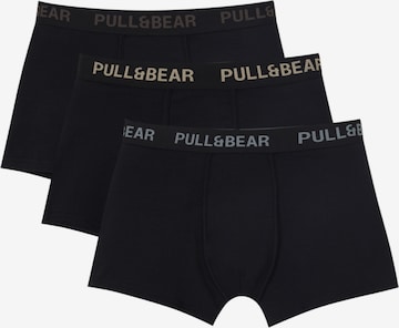 Pull&Bear Boxerky – černá: přední strana