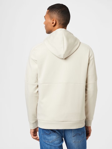 BOSS Zip-Up Hoodie 'Saggy 1' in Beige