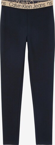 Calvin Klein Jeans Curve Skinny Leggings in Schwarz: predná strana