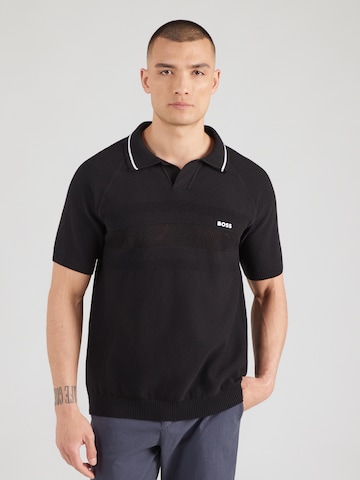 BOSS Sweater 'Member' in Black: front