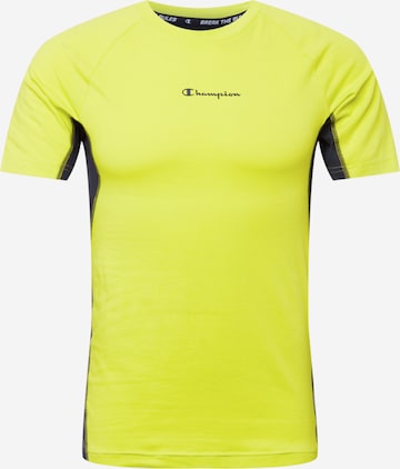 Champion Authentic Athletic Apparel Sportshirt in Gelb: predná strana