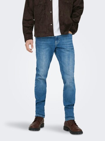 Only & Sons Baggy Jeans 'Loom' in Blauw: voorkant