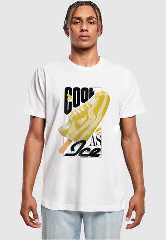 Mister Tee Shirt 'Cool As Ice Tee' in Wit: voorkant