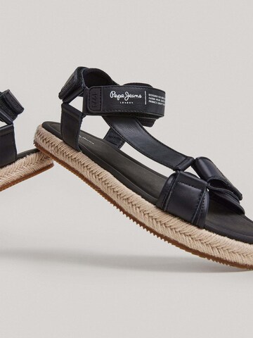 Sandalo 'SUNSET SAVAGE' di Pepe Jeans in nero