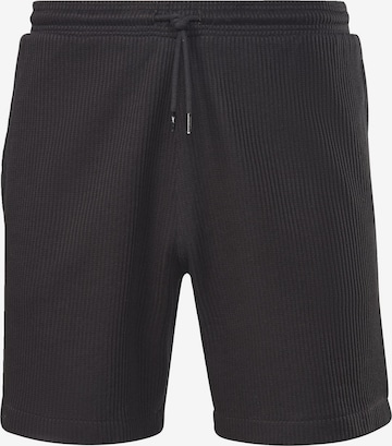 Pantalon de sport 'Vector' Reebok en noir : devant