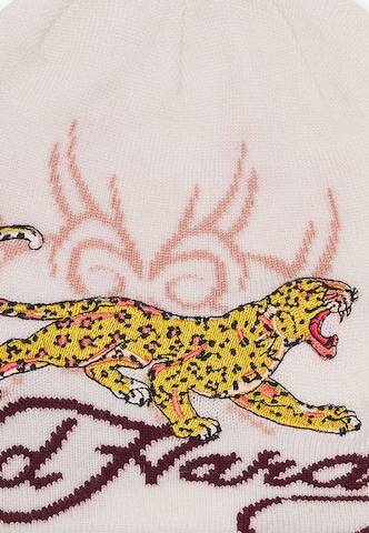 Ed Hardy Mütze in Beige