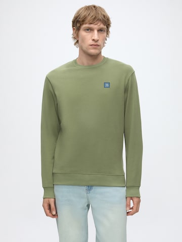 SCOTCH & SODA - Sudadera 'Seasonal Core' en verde: frente