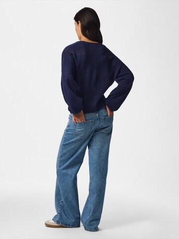 Cardigan 'PCSally' PIECES en bleu