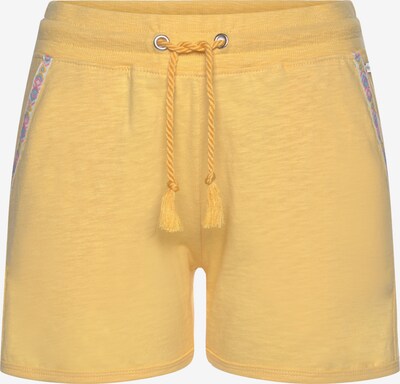BUFFALO Pantalon de pyjama en jaune / mélange de couleurs, Vue avec produit