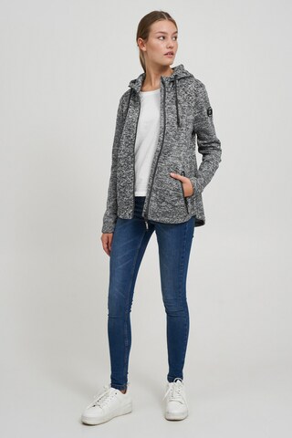 Oxmo Fleece Jacket 'Kajsa' in Grey