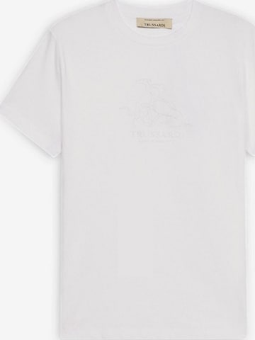 T-shirt Trussardi en blanc : devant