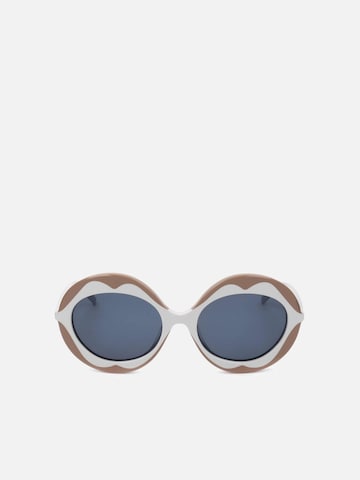 Marni Zonnebril in Beige: voorkant