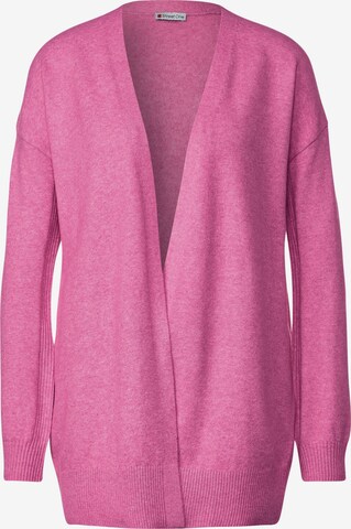 STREET ONE Knit Cardigan in Pink: front