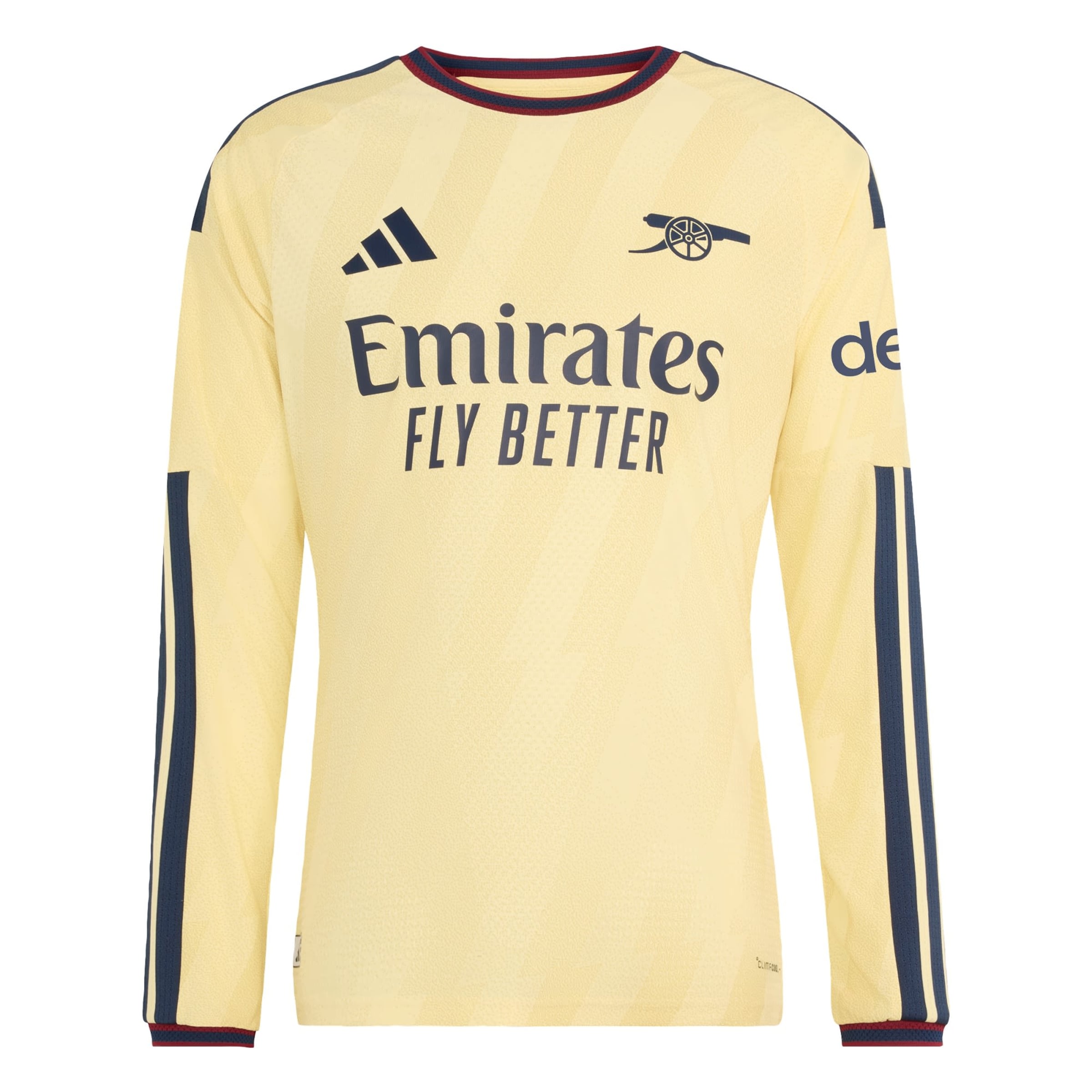 T-Shirt fonctionnel 'FC Arsenal 26/27 Authentic' ADIDAS PERFORMANCE en jaune : devant
