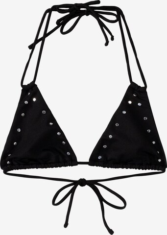 Triangolo Top per bikini di Bershka in nero: frontale