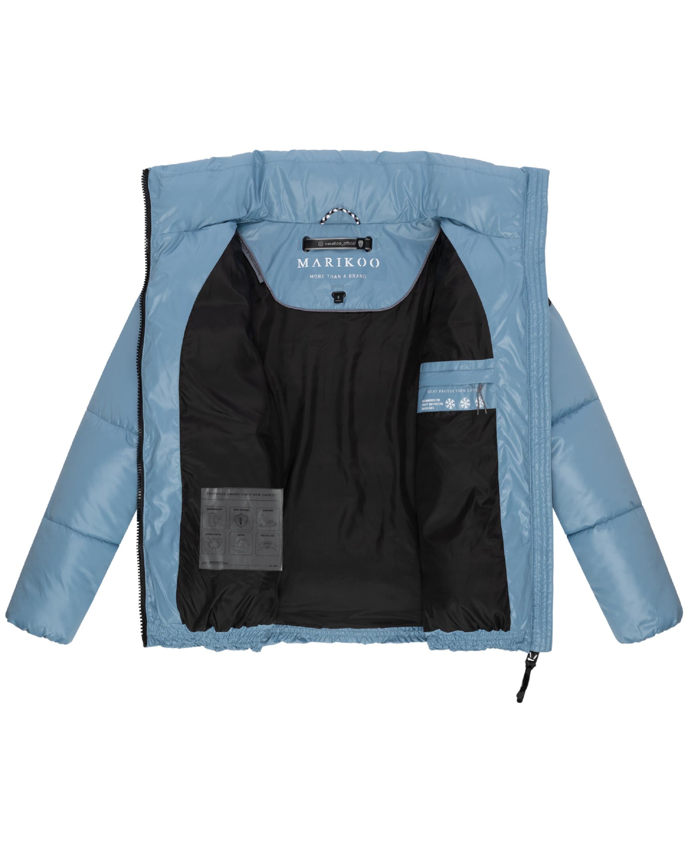 MARIKOO Winter Jacket 'Hazalee 16' in Blue