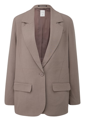 QS Blazer in Brown: front