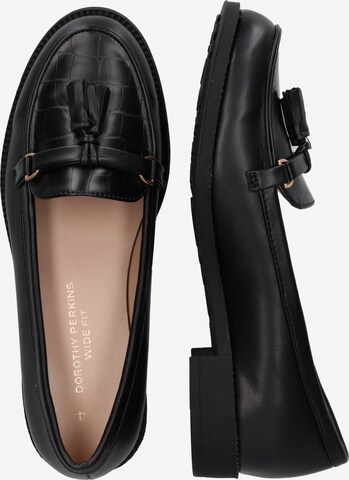 Dorothy Perkins Loafer in Schwarz