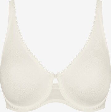 TRIUMPH Minimiser Bra in White: front