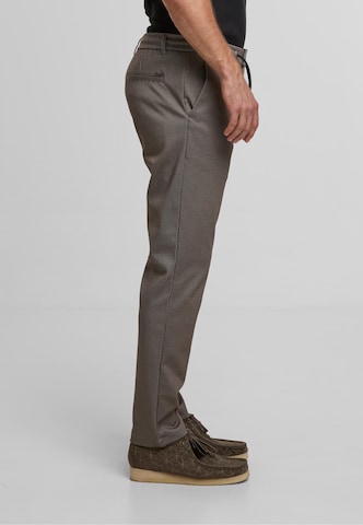 Coupe slim Pantalon à pince 'Zeddi' INDICODE JEANS en marron