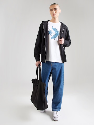 T-Shirt 'SHOELACE' CONVERSE en blanc