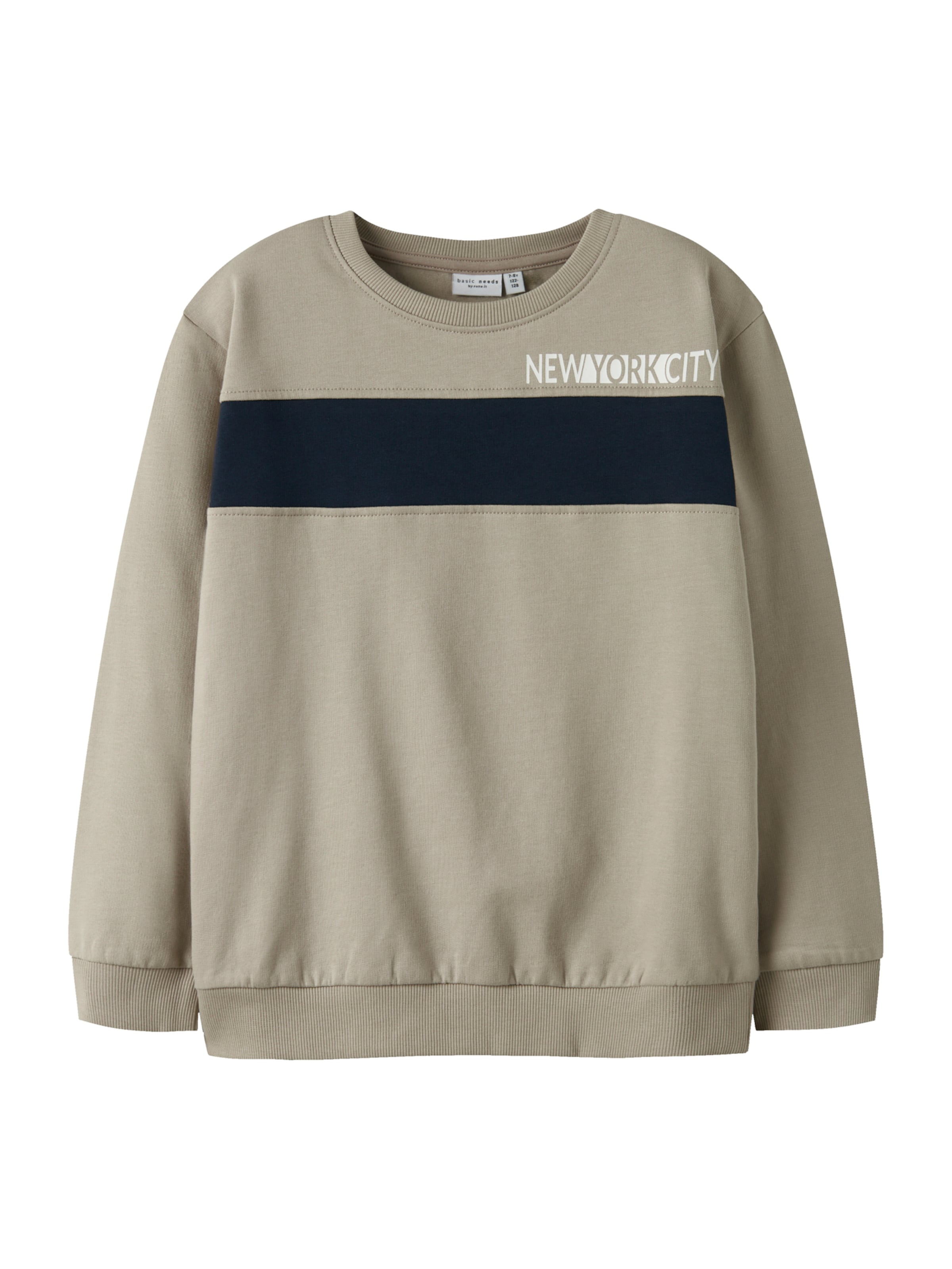 NAME IT Sweatshirt 'NKMVANCE' in Grey: front