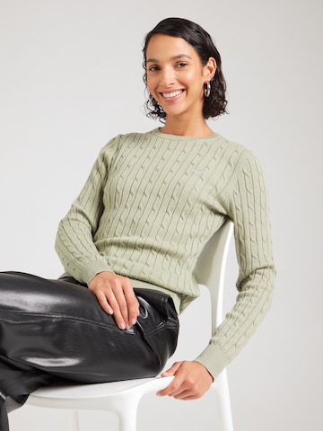 Pullover di GANT in verde: frontale