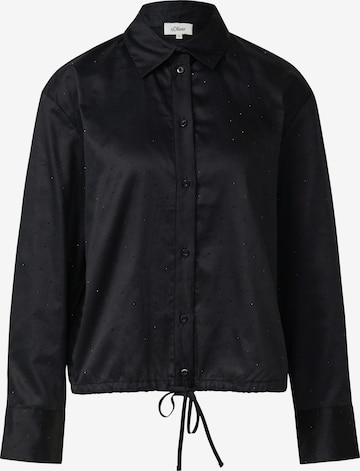 Chemisier s.Oliver en noir : devant