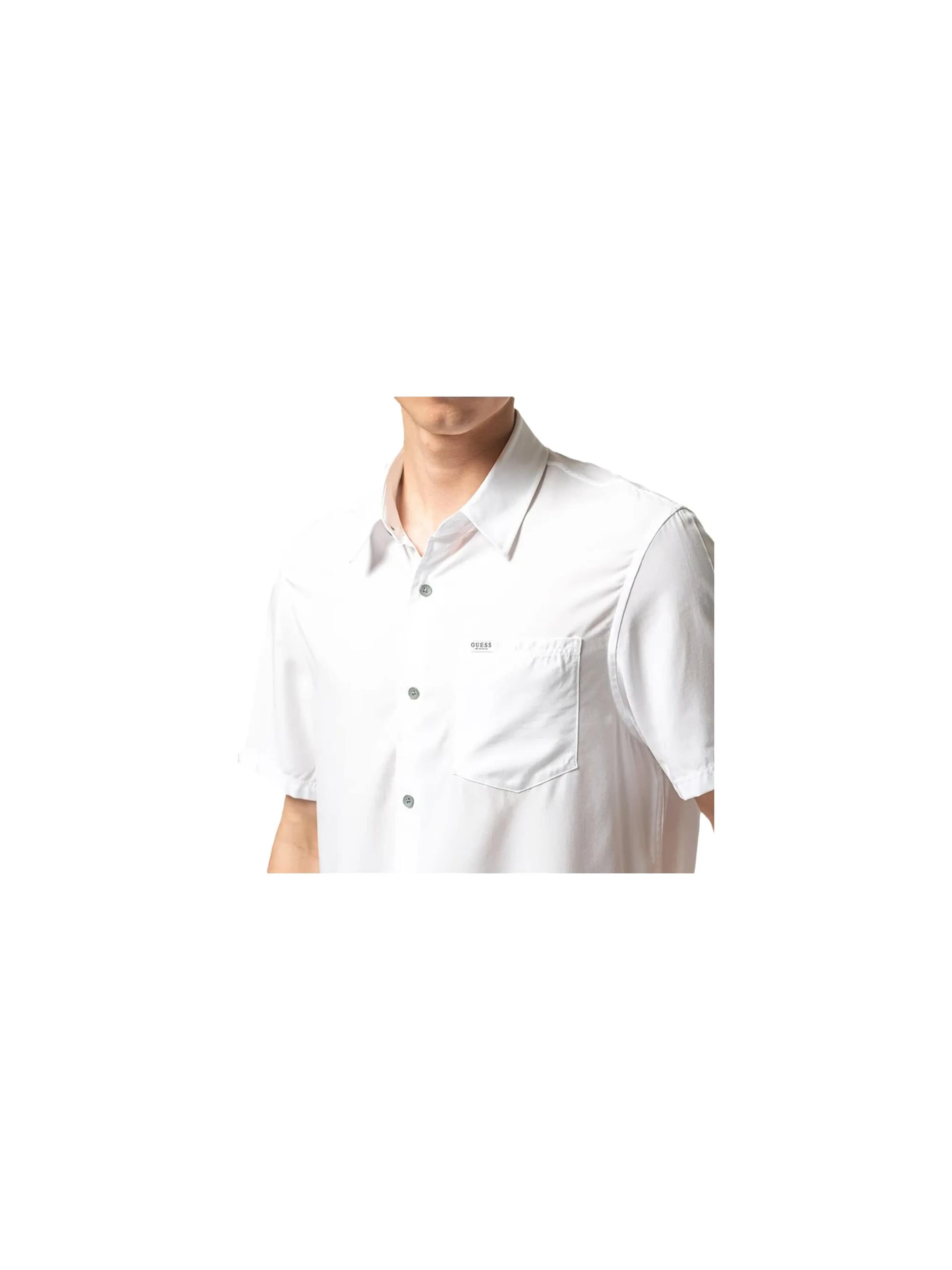 GUESS - Ajuste regular Camisa 'G class' en blanco