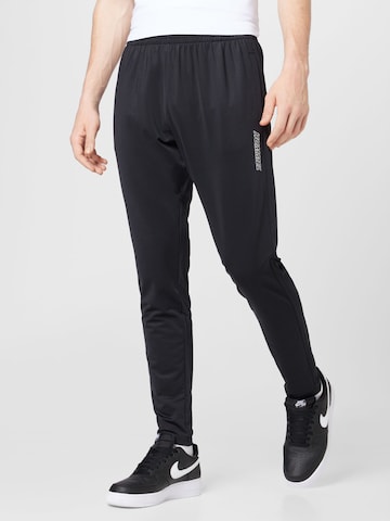 Regular Pantalon de sport 'Strength' Hummel en noir : devant