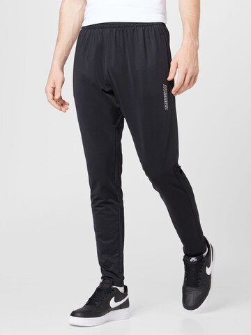 Hummel Normální Sportovní kalhoty 'Strength' – černá: přední strana