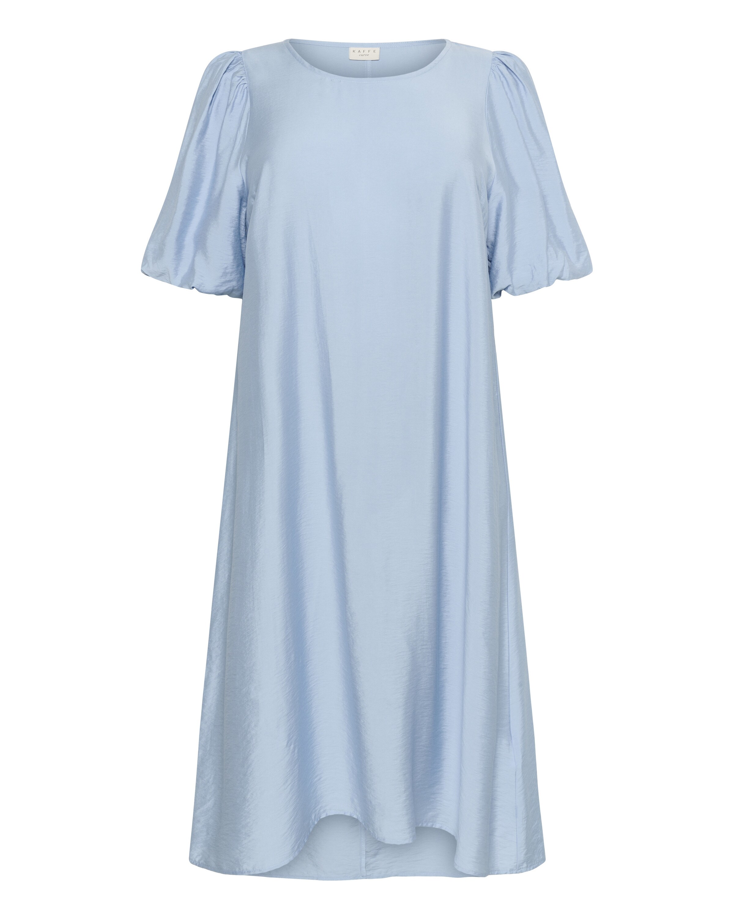 KAFFE CURVE Dress 'Pico Solid' in Blue: front