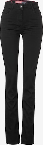 CECIL Slimfit Jeans i svart: framsida
