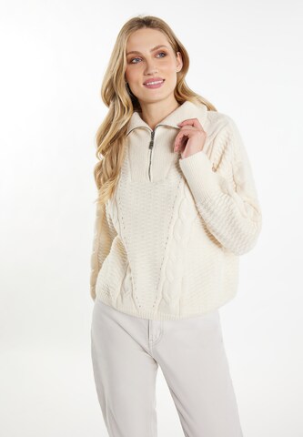 DreiMaster Vintage - Pullover 'Incus' em bege: frente