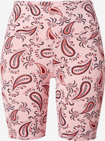 Hey HoneySkinny Sportske hlače - roza boja: prednji dio