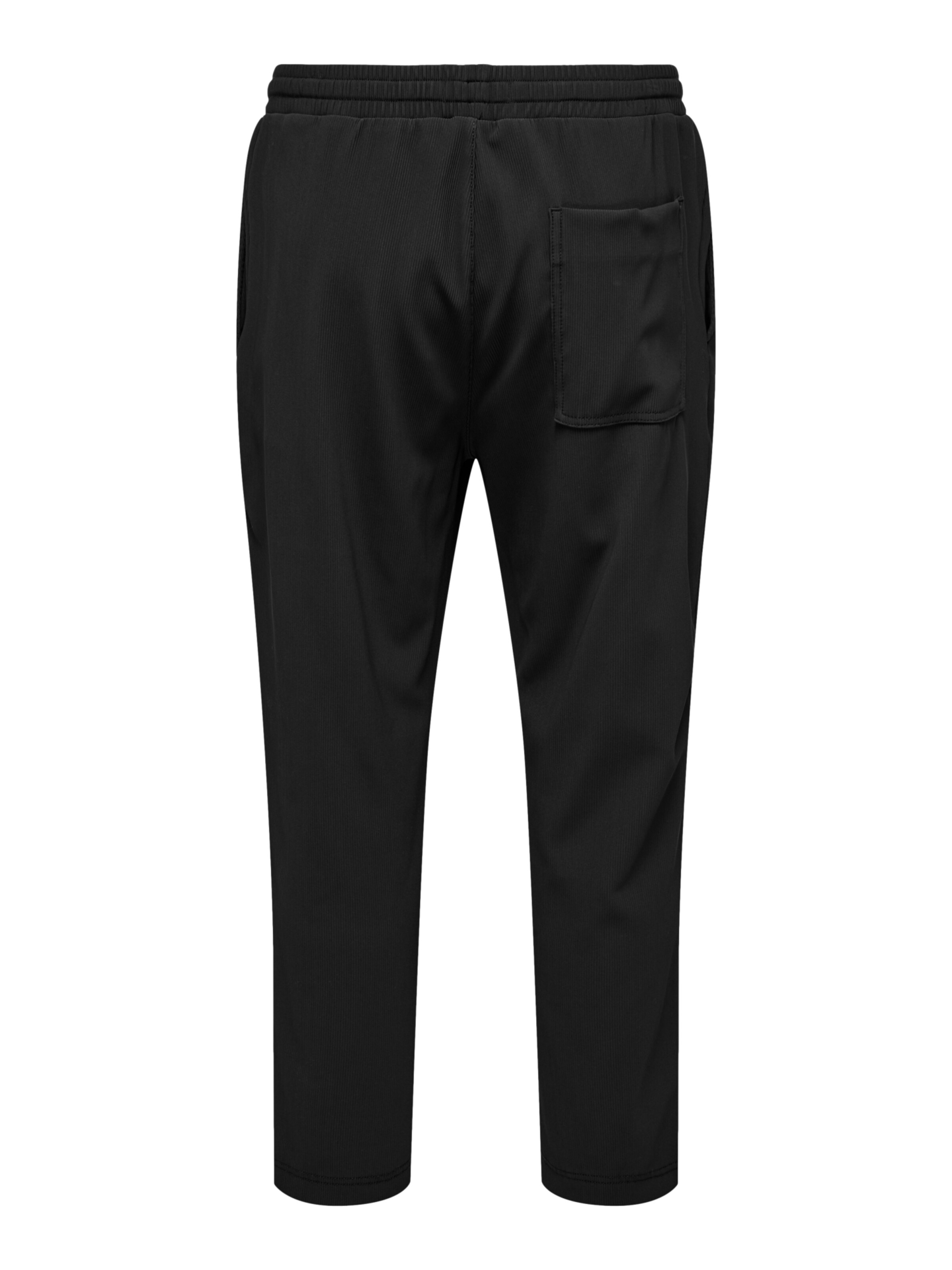 Only & Sons Regular Trousers 'Pli' in Black