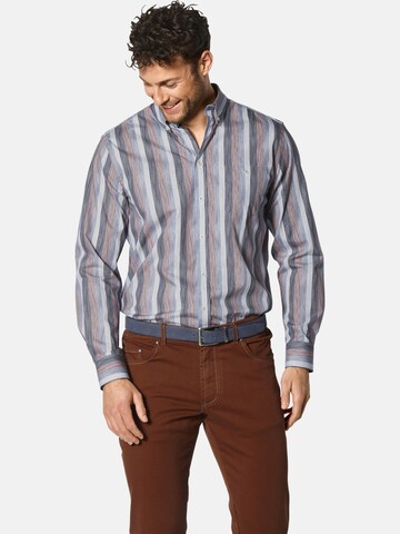 BABISTA Regular fit Button Up Shirt 'Tassiberi' in Blue: front